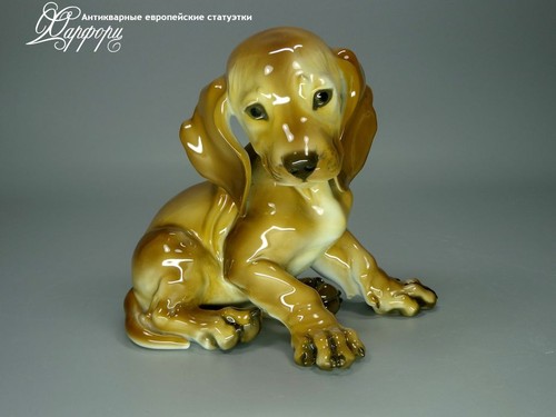 Купить фарфоровую статуэтку Rosenthal, Щенок таксы, Германия